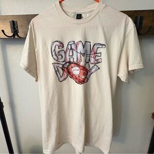 Gildan Cream Game Day Tee